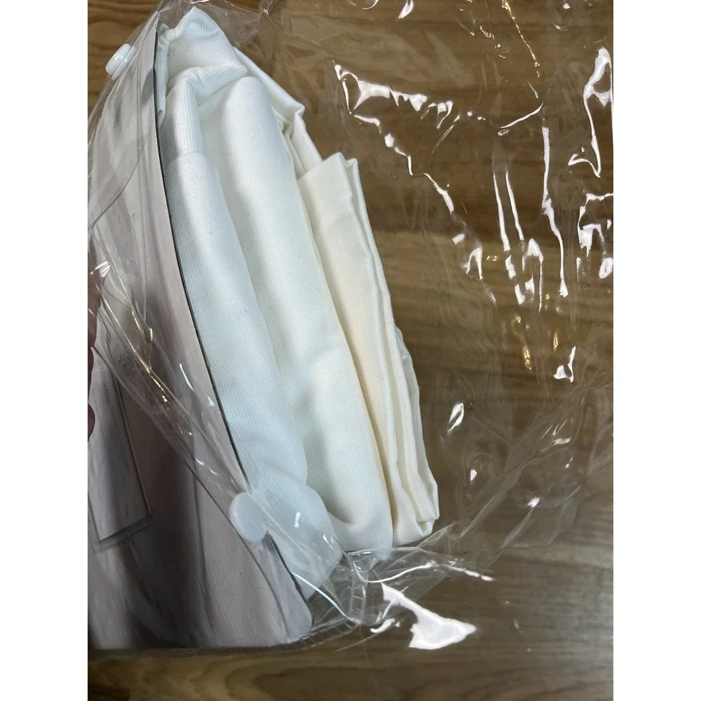 Pottery‎ Barn Cameron Cotton Drape Pole Top Off White 50